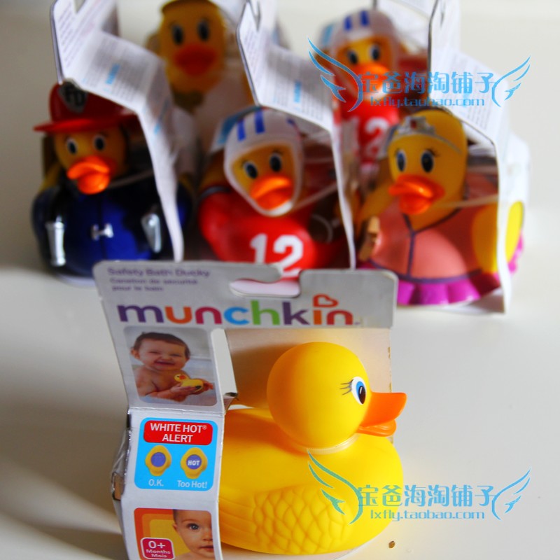 美国原装 Munchkin麦肯奇 感温小鸭子 戏水玩具 不含BPA|msdalam kategori lampin/Xihu/makan/push pelarik, Mandi produk penjagaan kulit bayi, tolok suhu air - dari Buy2taobao.com untuk memberikan perkhidmatan ejen Taobao profesional membeli