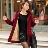 包邮预售】R151A 通勤气质纯色高领长袖女绒