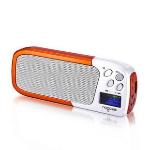 乐果Q7 音乐播放器迷你小音响便携式随身带收音机插卡音箱包邮