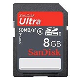 Sandisk 高速 Ultra 8G SD Class6 200X 30M/秒 8GB SDHC 包邮