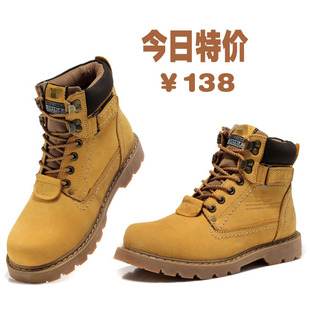  CAT5851冬季必备雪地靴流行男士马丁靴户外高帮大头男鞋工装皮靴