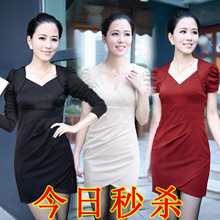 淘宝网正品春装2012新款女装显瘦修身春款连衣裙春季 夏季 连衣裙 新款