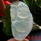 微起荧光翡翠A货冰种 项坠吊坠佛公