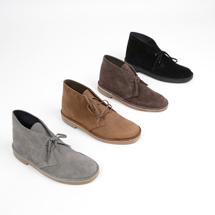  沙漠靴合集~美国代购Clarks/其乐 Bushacre II经典牛筋底户外男靴