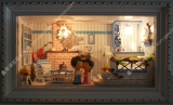 四皇冠 新品 DIY小屋 浪漫巴厘岛 灯光音乐小情侣加量版