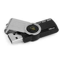 [买一送四]金士顿16gu盘 DT101 G2 16G旋转U盘创意优盘 正品包邮