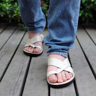 New England summer pinch leisure fashion flip-flops shoes slippers for men cool men Beach boy 022