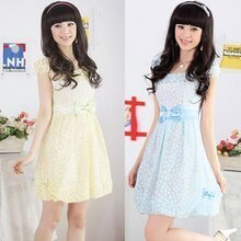 2012夏装新款阿依莲短袖公主裙可爱少女装学生装雪纺正品连衣裙子