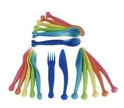 宜家代购 婴儿、儿童彩色餐具塑料勺子饭勺汤