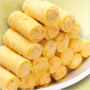  澳门特产 百年老字号 楷记 肉松鸡蛋卷(肉松口味)240g