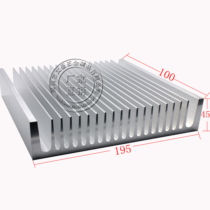 high-power Heatsink 100*195*45MM Industrial grade radiator Aluminum profile Dissipate heatin the 3C Digital Accessories, Laptop Accessories , Notebook cooler/Cool card category - from Buy2taobao.com to provide professional Taobao agent buy service