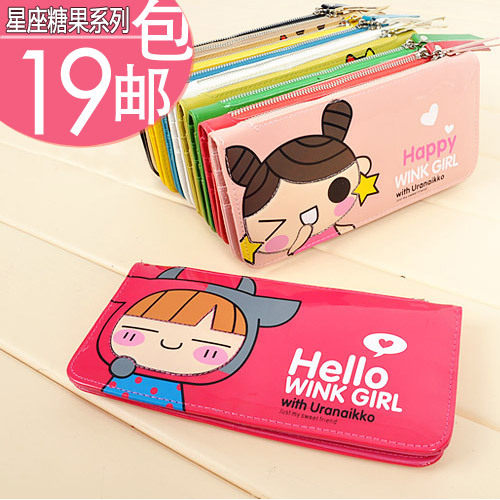 包邮 韩版卡通星座卡包可爱女生钱包女士卡夹银行卡卡套 M011