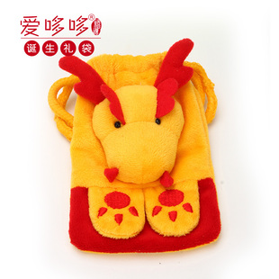  吉祥龙礼盒 三色可选爱哆哆喜蛋西点红蛋喜饼礼盒 宝宝满月诞生礼