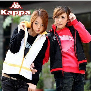 背心佯裙-米色,4171#流行时髦毛绒抽绳连帽背