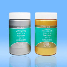 英国 温莎牛顿丙烯颜料|300ml|墙绘颜料|金色|银色|系列三