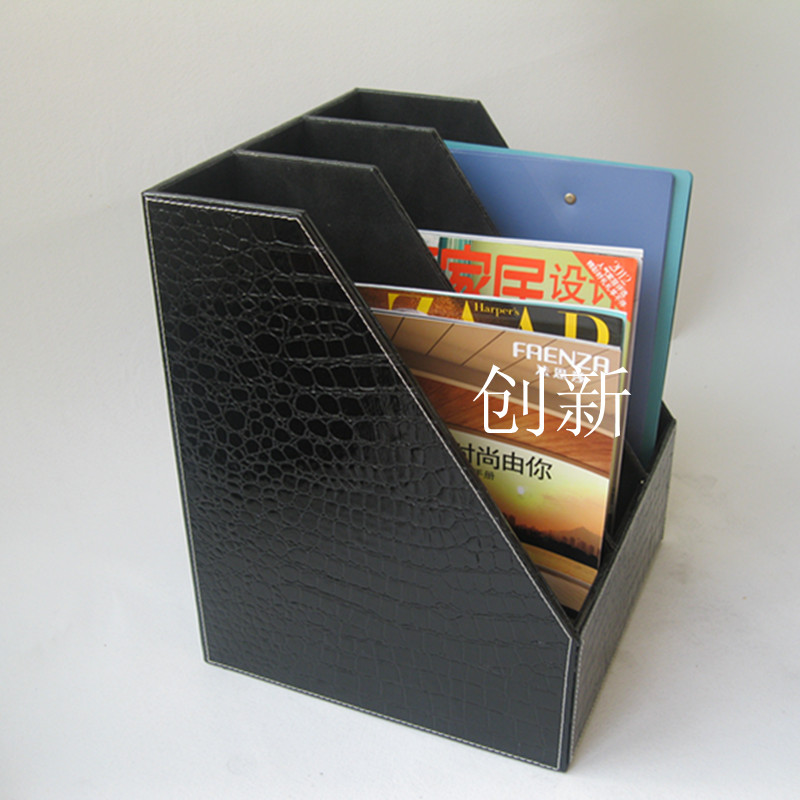 皮质三联桌面文件框 文件架收纳夹 高档商务办公用品座 资料框筐在类目 电子词典/电纸书/文化用品, 收纳/陈列用品, 文件座/文件架/文件框中 - 来自Buy2taobao.com提供专业的淘宝代购服务