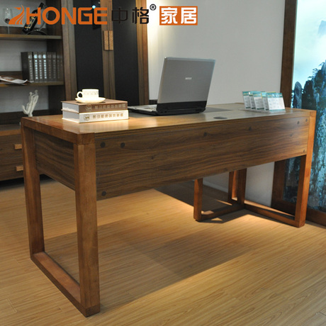 中格家具 中式简约办公桌大电脑桌台式桌家用