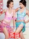 贝迪斯0841带纱三件裙式分体泳衣
