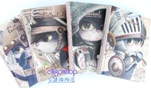 联华 黑爵士 多丽系列<猫>硬抄本 记事本 2012年历 /送贴纸