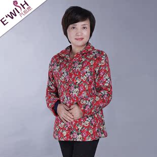  凡心愿 中老年秋冬新品上衣棉服 妈妈装女装棉衣冬装保暖棉袄外套