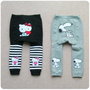  外贸原单Hello KT打底裤 儿童打底裤 纯棉春秋款大PP裤加厚毛圈
