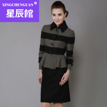 星辰馆 春装外套2012新款 品质女装 <span class=H>毛呢</span> 修身 显瘦 外套