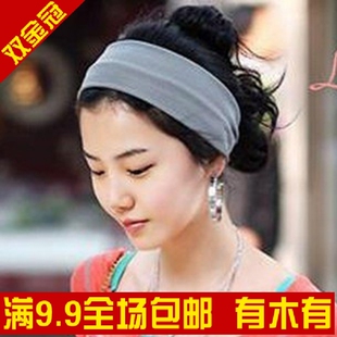 High quality Korea pop candy-color wide-thin hair band/hair accessories cashmere wide-band random colors