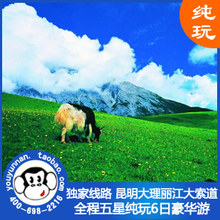 【淘友团丽江】云南旅游团购/昆明大理丽江玉龙雪山五星纯玩6日游