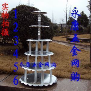 烘焙 6层四柱铝蛋糕座六层多层蛋糕架子 婚礼喜庆 永康五金网购|msdalam kategori perabot kediaman, rak, rak lain - dari Buy2taobao.com untuk memberikan perkhidmatan ejen Taobao profesional membeli