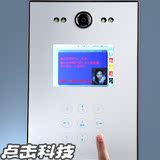 点击科技人脸识别考勤机打卡机+监控录像防盗一体 签到机打卡钟器