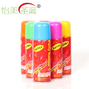  怡美圣诞装饰品 圣诞彩带 圣诞喷丝 圣诞节用品 节庆彩带喷丝