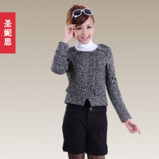 【<em>无领短款毛呢外套</em>】<em>无领短款毛呢外套</em>图片、