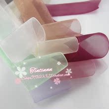 2元2米 38mm 7色入 细边雪纱带 店内有包邮活动哇 香香DIY配件