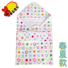 新生儿/婴儿抱被抱毯包被/表层纯棉生态棉抱被/春夏款/婴儿用品