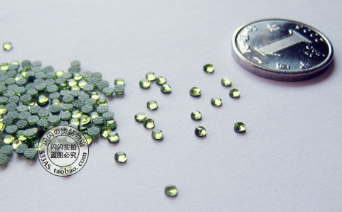 手工DIY服装辅料 进口韩钻 水钻 SS06GREEN 6号草绿