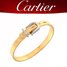 Cartier contra hebilla de oro con incrustaciones de piedra vivirá la versión original de la hebilla de plata pulsera de Cartier acero de calidad de titanio