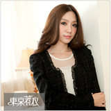开春特卖6折 原价108☆2012新款开衫☆荷叶毛呢外套*1026038