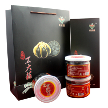 原生绿 黑蒜 有机黑大蒜【800克/4瓶】精装 高档礼品 调理养生