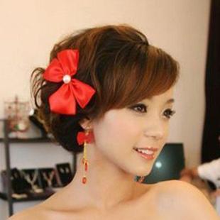  新娘饰品新娘头饰新娘发饰红色头饰饰品套装结婚饰品发簪198