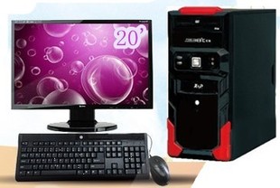组装电脑四核主机AMD速龙640华硕主板4G/2G独显diy整机组装机