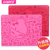 Lopez正品卡通小魔女 ipad2 保护套 可爱new ipad3皮套 休眠唤醒
