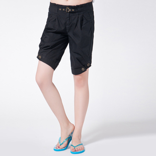  【夏装新款】森马semir 女款脚口造型设计中裤 原价159元02215050