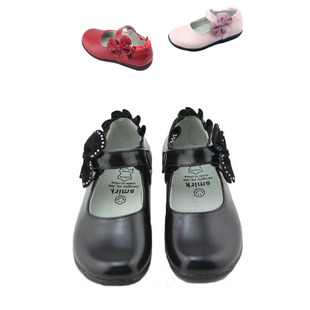 正品微笑童鞋 儿童牛皮鞋 女童公主鞋 真皮韩版学生单鞋 特价包邮