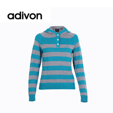 adivon 2011秋装新款 姐妹款女带帽毛衣