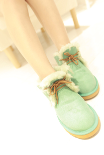  顶级澳洲羊毛!雪地靴正品羊皮毛一体/低筒男靴贝克汉姆 3236