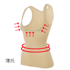  塑身衣薄 女 束胸托胸收腹收胃背心 夏季美体衣 美体衣瘦身 三款