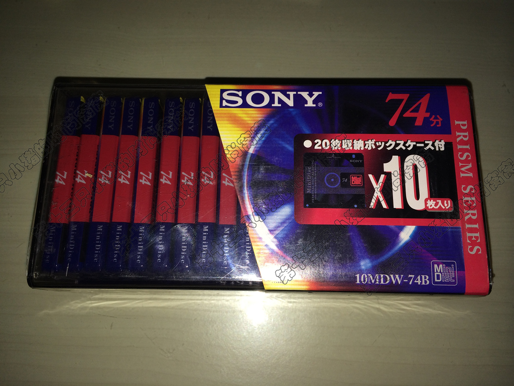 日版 SONY 金盘 MD 74 MINS 盒装 全新未拆 不