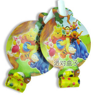 儿童生日派对用品/卡通吹龙/小喇叭/生日派对玩具/维尼吹龙6个在类目 节庆用品/礼品, 哨子中 - 来自Buy2taobao.com提供专业的淘宝代购服务