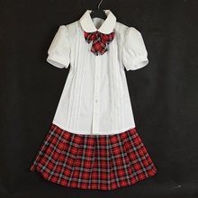 90-170 新款女童套裙 演出服 女生合唱服 纯棉校服 编号B-032