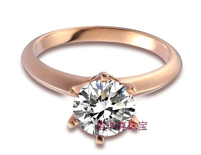 莫桑钻六抓皇冠女戒戒指 珠宝饰品定做 18K白金黄金玫瑰金 钻戒 莫桑钻六抓皇冠女戒戒指 珠宝饰品定做 18K白金黄金玫瑰金 钻戒